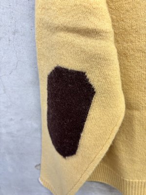 画像4: NAYURAL LAUNDRY  　軽縮メリノ刺繍プルオーバー　　250；イエロー  サイズ；2 (4)