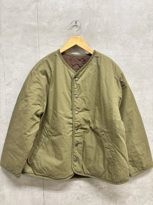 画像1: NAYURAL LAUNDRY  　オニオンキルトライナーロングコート　570；カーキ　サイズ；2 (1)