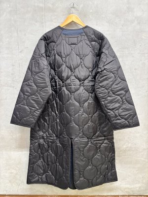 画像3: NAYURAL LAUNDRY  　オニオンキルトライナーロングコート　990；ブラック　サイズ；2 (3)