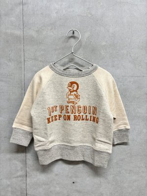 画像1: 2026秋冬 　DENIMDUNGAREE　　  ウラケ PENNIE ワッペン スウェット　　91；クレイジー (1)