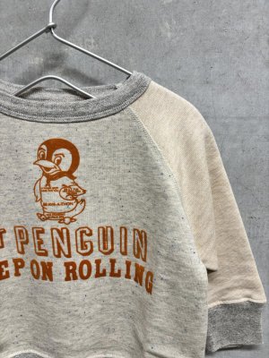 画像2: 2026秋冬 　DENIMDUNGAREE　　  ウラケ PENNIE ワッペン スウェット　　91；クレイジー (2)