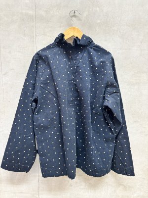 画像3: ヴァンブラン vent blanc  　21Wシャツコールドットフリルシャツジャケット　　NAVY　　　サイズ；F　　 (3)