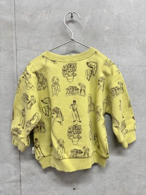 画像5: MakeYourDay　 名画柄トレーナー　　カラー；イエロー (5)