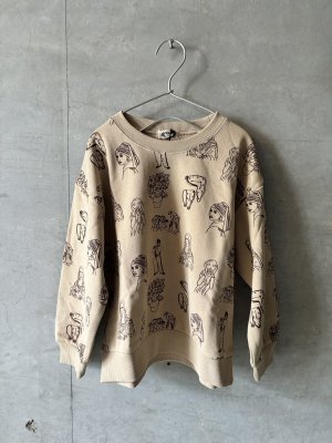 画像5: MakeYourDay　 名画柄トレーナー　　カラー；ベージュ (5)