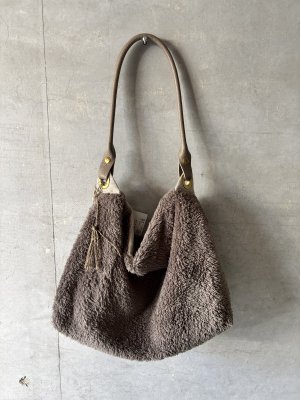 画像1: ☆FEU D'UN PHARE　ボアバッグ　　20；BROWN (1)