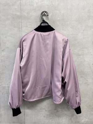 画像6: AULA AILA（アウラ アイラ）　 REVERSIBLE SATIN MA-1 BLOUSON　　 19；ブラック　 サイズ:0 (6)