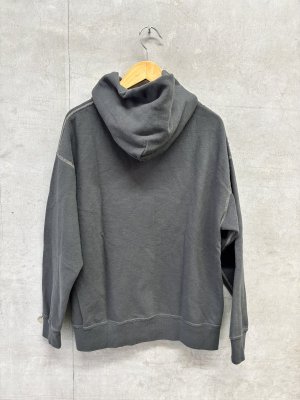 画像3: 2026秋冬 　DENIMDUNGAREE　  ビンテージウラケ リメイク パーカー　　17；チャコール (3)