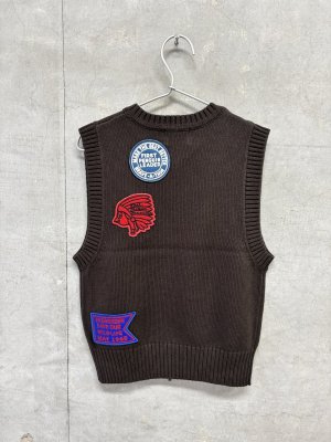 画像3: 2026秋冬 　DENIMDUNGAREE　	  PENNIE ニット ベスト　　2；黒 (3)