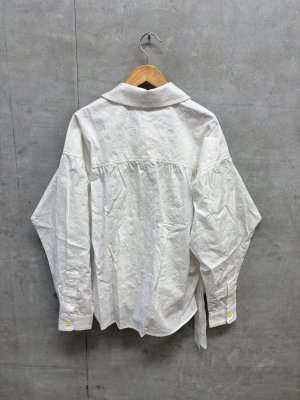 画像3: 2026秋冬　フランキーグロウ 　FULLY EMBROIDERED FRILL SHIRT 　 カラー；WHITE　サイズ；F2 (3)