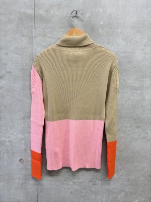 画像3: 2026秋冬　フランキーグロウ 　CHEESE KNIT PULLOVER　 カラー；Lt.BR-PK-OR　サイズ；F2 (3)