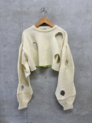 画像1: 2026秋冬　フランキーグロウ 　CHEESE KNIT PULLOVER　 カラー；IVORY　サイズ；F2 (1)