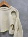 画像2: 2026秋冬　フランキーグロウ 　CHEESE KNIT PULLOVER　 カラー；IVORY　サイズ；F2 (2)