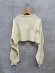 画像3: 2026秋冬　フランキーグロウ 　CHEESE KNIT PULLOVER　 カラー；IVORY　サイズ；F2 (3)