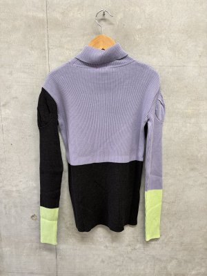画像3: 2026秋冬　フランキーグロウ 　CHEESE KNIT PULLOVER　 カラー；PU-CH-LM　サイズ；F2 (3)