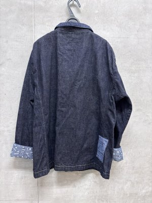 画像5: 2026   快晴堂　HAYATEダブルブレストジャケット　1；インディゴデニム　サイズ；5+ (5)