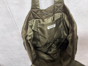 画像2: 2026秋冬　FITH  　キルティングBAG　　9；カーキ　　サイズ；F (2)