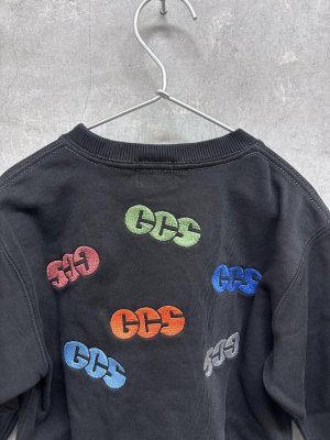 画像4: 2026秋冬GROOVY COLORS 　ウラケ　GCS　カラー刺繍　スウェット　　2；黒 (4)