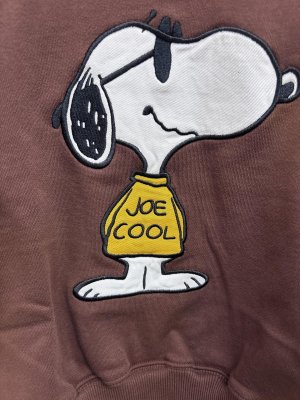 画像2: 2026秋冬GROOVY COLORS 　ウラケ　SNOOPY　JOE　COOL　スウェット　7；ブラウン (2)
