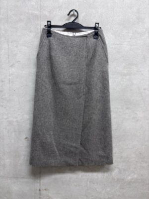 画像1: 2026AW　 Bon Vieux Temp　ウールシャギー起毛スカート　20；GRAY　サイズ；1 (1)