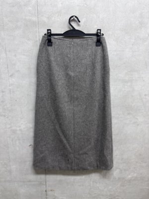 画像3: 2026AW　 Bon Vieux Temp　ウールシャギー起毛スカート　20；GRAY　サイズ；1 (3)