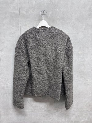 画像3: 2026AW　 Bon Vieux Temp　メランジ　パイルファージャケット　　20；GRAY　サイズ；1 (3)