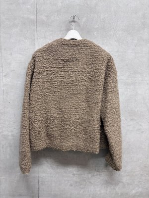 画像3: 2026AW　 Bon Vieux Temp　メランジ　パイルファージャケット　　40；BROWN　サイズ；1 (3)