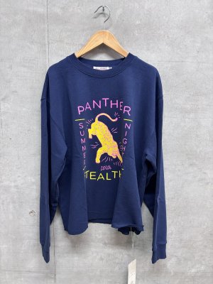画像1: ALL HOURS 　　8.8オンス　CLASSIC SWEAT PANTHER　トレーナースウェット　　　　サイズ:1 (1)