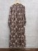 画像3: LILOU+LILY 　CAT FLOWER/HAND PRINTING SMOCKING OP  ワンピース     GRAY   size:38 (3)