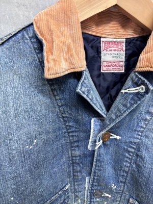 画像3: 2026秋冬 　DENIMDUNGAREE　	8OZデニム カバーオール　　14；ブルー (3)