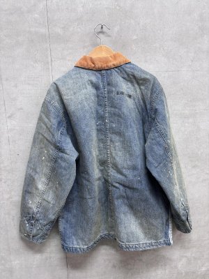 画像4: 2026秋冬 　DENIMDUNGAREE　	8OZデニム カバーオール　　14；ブルー (4)