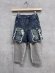 画像1: 2026秋冬 　DENIMDUNGAREE　   8OZデニム リメイク レイヤード PN　　4；紺 (1)