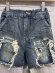 画像2: 2026秋冬 　DENIMDUNGAREE　   8OZデニム リメイク レイヤード PN　　4；紺 (2)