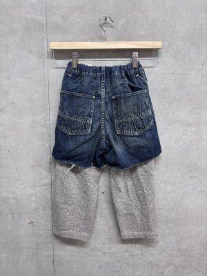 画像3: 2026秋冬 　DENIMDUNGAREE　   8OZデニム リメイク レイヤード PN　　4；紺 (3)