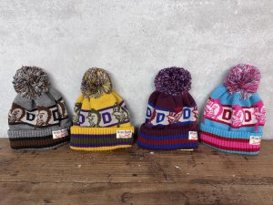 画像1: 2026秋冬 　DENIMDUNGAREE　	  PENNIE ボンボン ニットCAP　 (1)