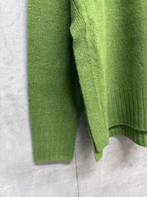 画像2: grin　シェットスリットプルオーバー　　550；グリーン　  サイズ；2 (2)