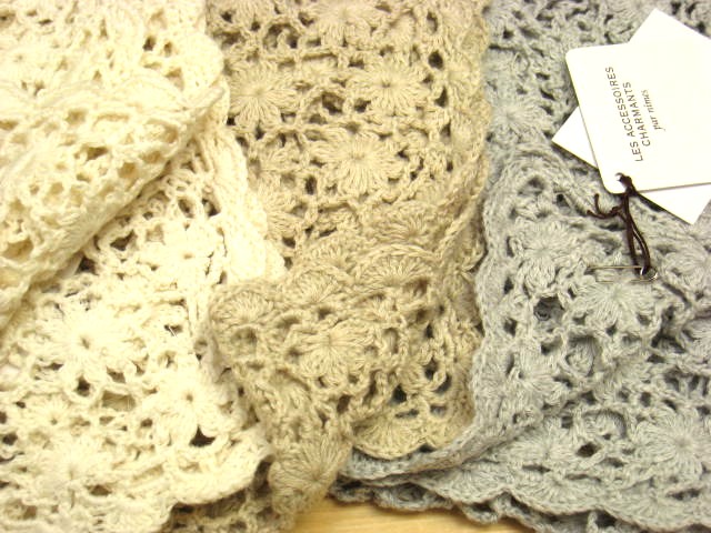 D&D、GOTOHO、GROOVY、FITH、RONI、LAC、chambredenime、Trescoton、VC、grin入荷。くれよん日記更新しました。