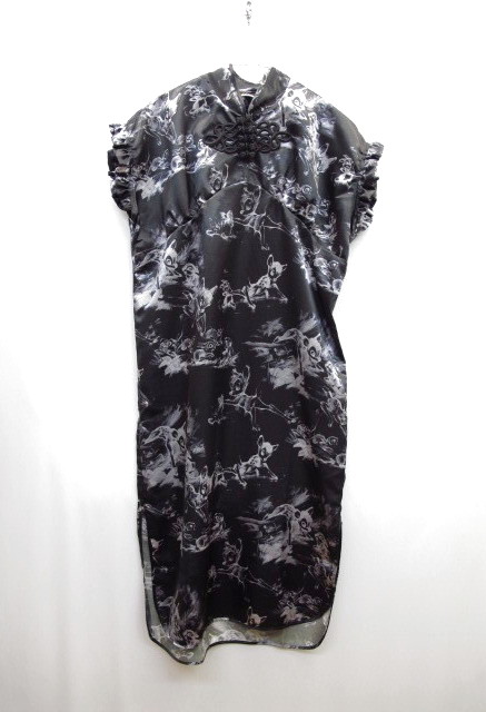 Saleあちゃちゅむ ムチャチャ サテン バンビ チャイナ 24 クロチェック サイズ36 01 171 04 あちゃちゅむ けいきぃ