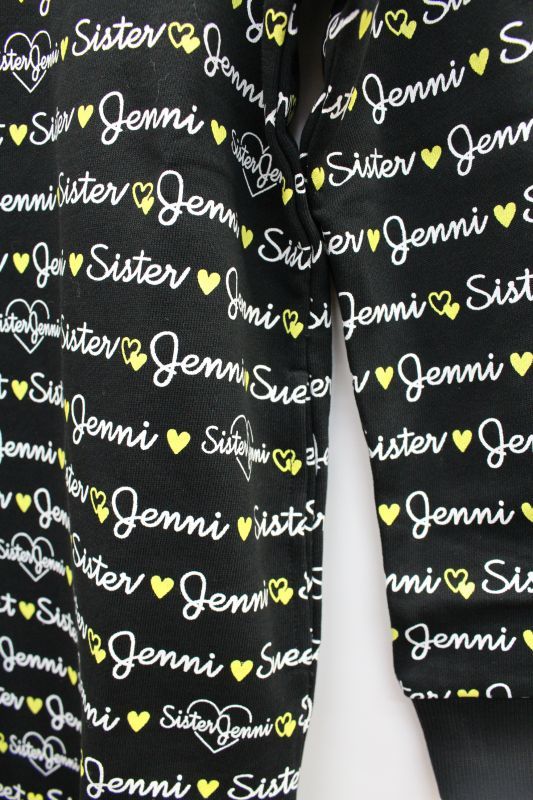 50 Off 18秋冬 Jenni 裏毛ワンピース 130 ブラック サイズｃｍ 140ｃｍ Sister Jenni シスタージェニィ