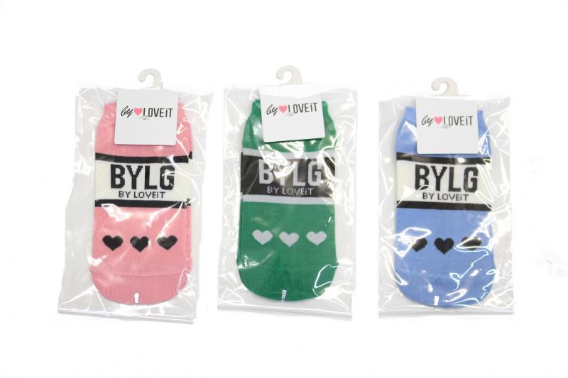 By By Loveit ラインロゴソックス By Loveit バイ ラビット