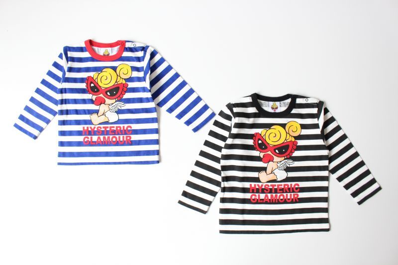 21春夏 Hys ボーダー長袖tシャツ Hysteric Mini ヒステリックミニ