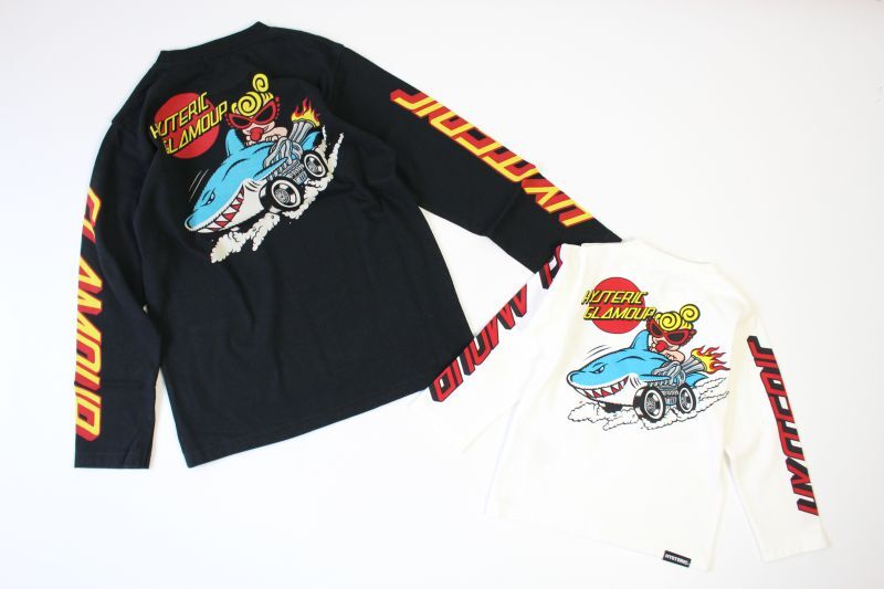 21春夏 Hys Mini シャークミニ長袖tシャツ Big Hysteric Mini ヒステリックミニ