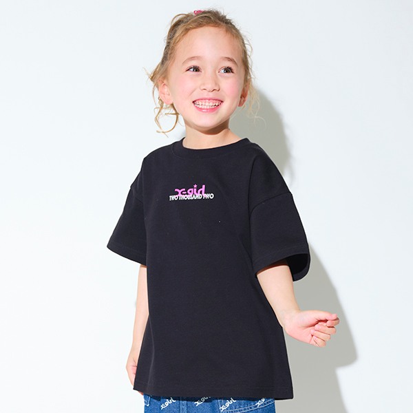30 Off X Girl Kids ネオンカラーロゴ半袖tシャツ 80 クロ Xlarge Kids X Girl