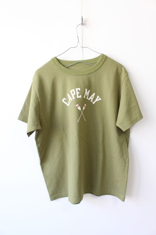 快晴堂 ボート部 (ケープ・メイ) UNI-Tシャツ 3；オリーブ 12C-50G/50B ...