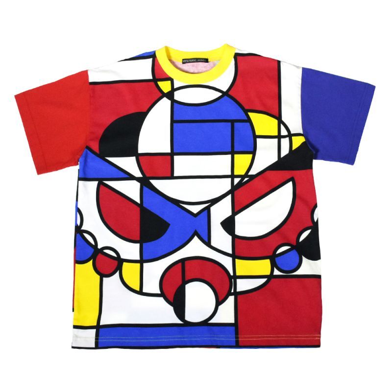☆SALE HYS MINI MINI FACE COMPOSITION BIG Tシャツ 92;トリコロール 