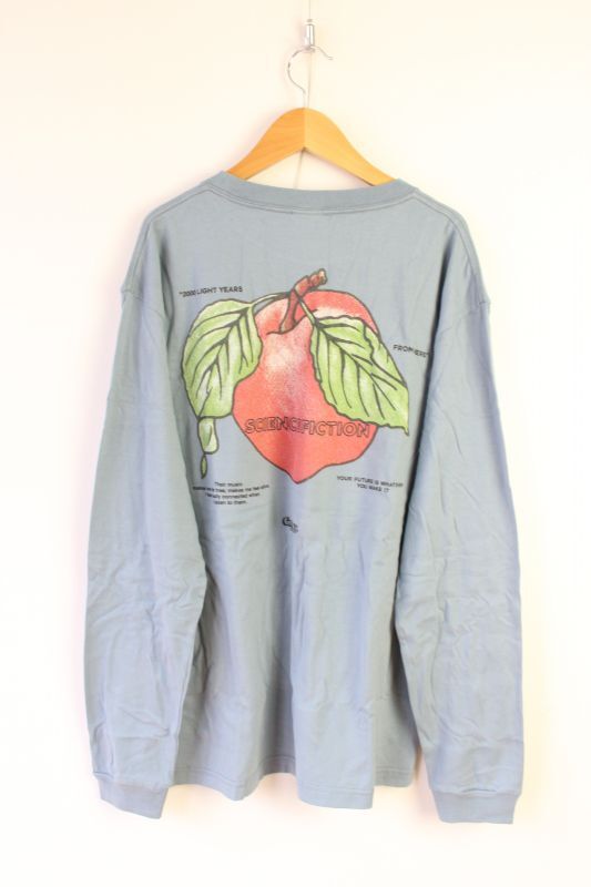 30%OFF 2021秋冬 グルービーカラーズ テンジク BOTTLE IN SF APPLE L/S TEE 14；ブルー サイズ；M  1618490 GROOVY COLORS(グルービーカラーズ)