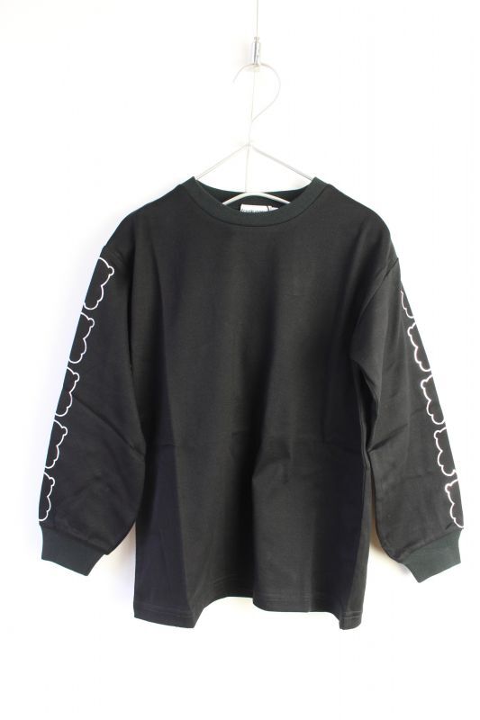 30％off　　フランキーグロウ　BAR&BEAR  L/S TEE　カラー；BLACK