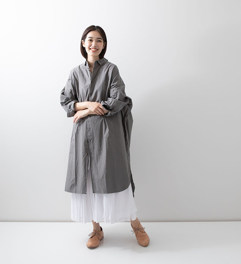 ☆VC ロングシャツ HAIIRO ST-106 Veritecoeur(ヴェリテクール)