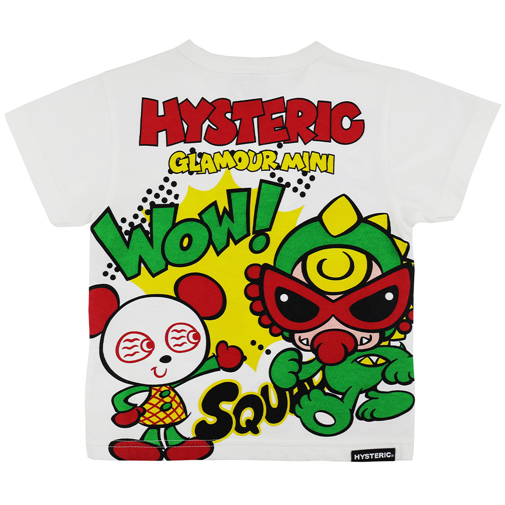 MY FIRST HYSTERIC MINI TEDDY MINILA 半袖Tシャツ 00:ホワイト ...