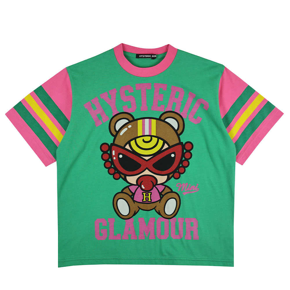 30%off HYSTERIC MINI TEDDY MINIストライプ BIG Tシャツ 50：グリーン ...