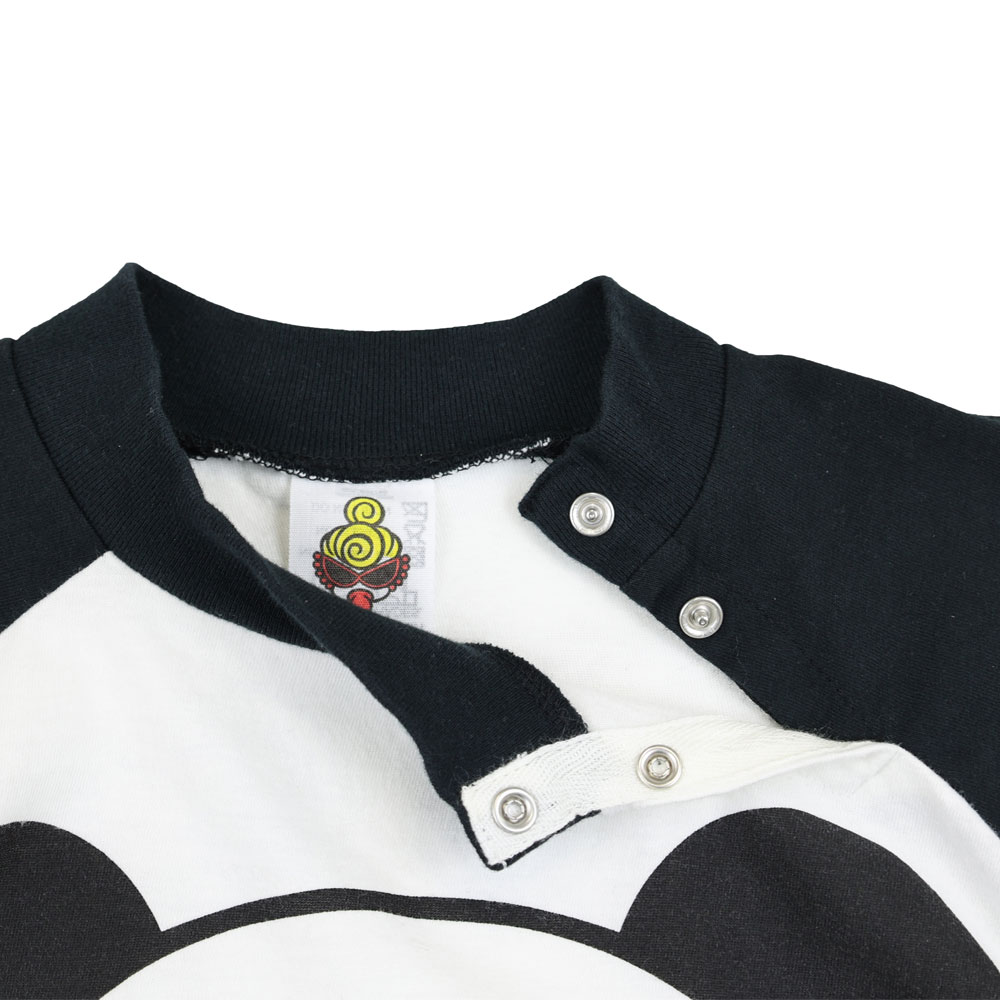 MY FIRST HYSTERIC MINI PANDA BALLOON 半袖Tシャツ 10:ブラック